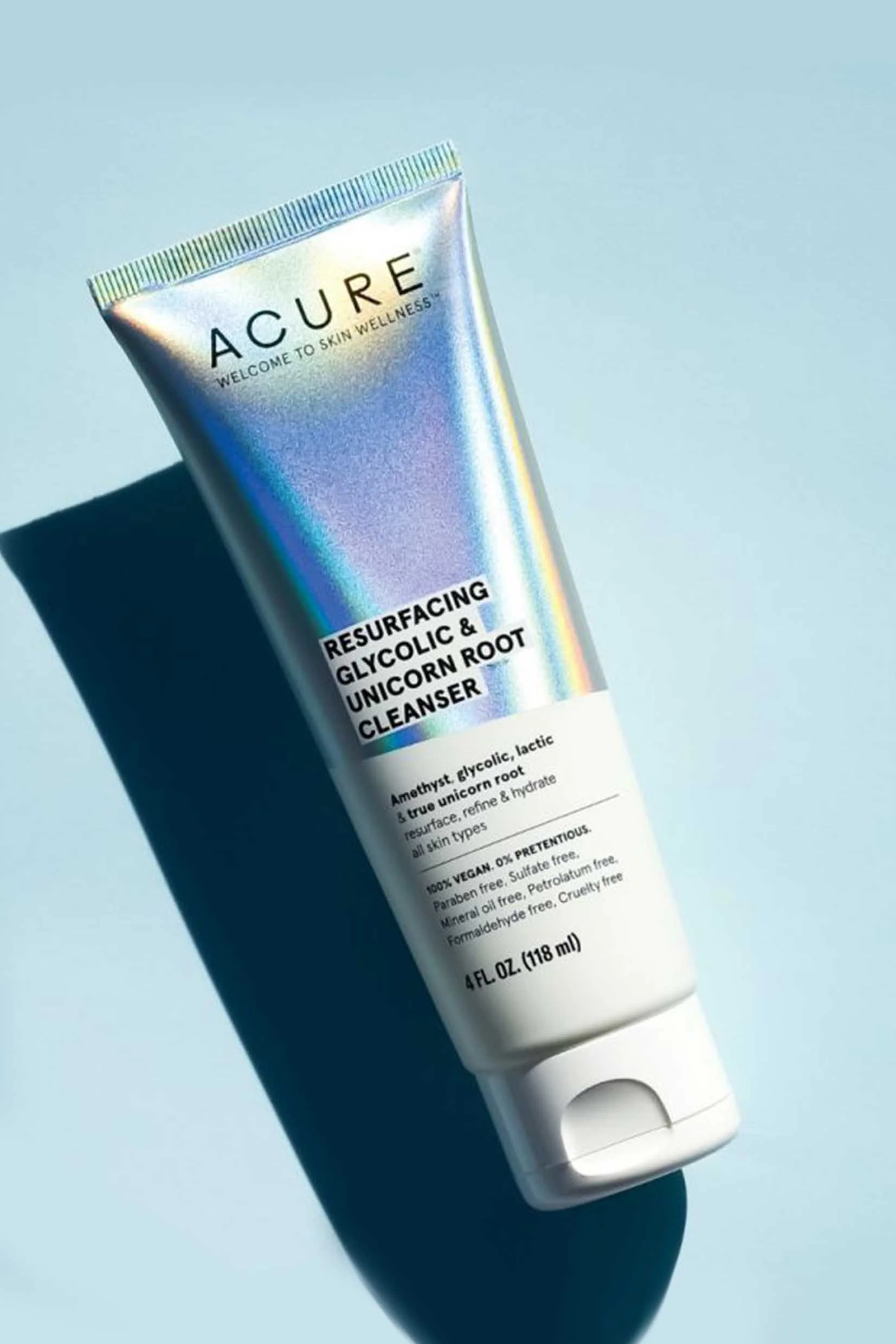 Acure - Resurfacing Glycolic & Unicorn Root Cleanser - 118ml - Image 3