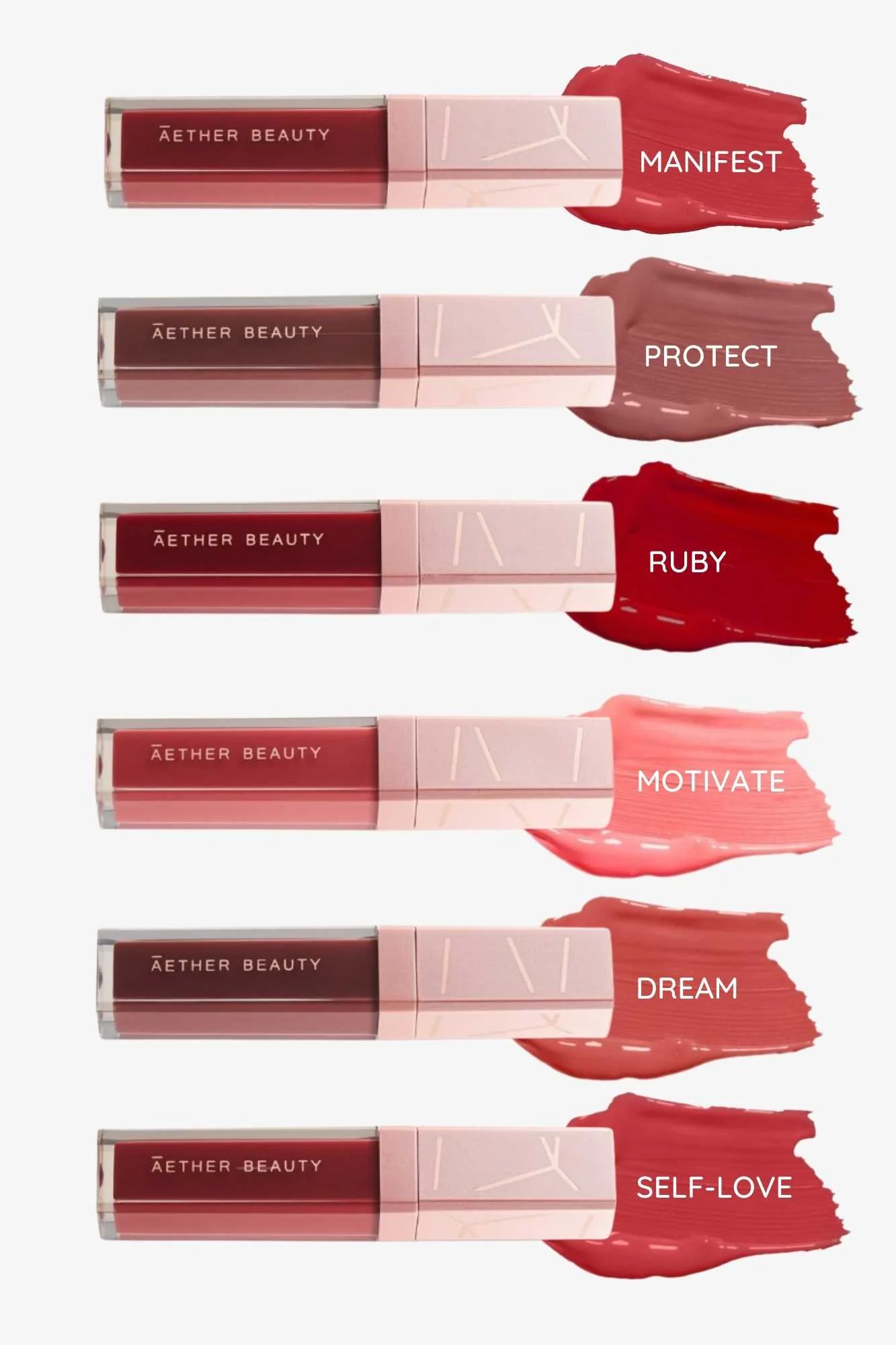 ĀTHR Beauty Co - Radiant Ruby Lip Crème - 1pc (3 shades) - Image 4