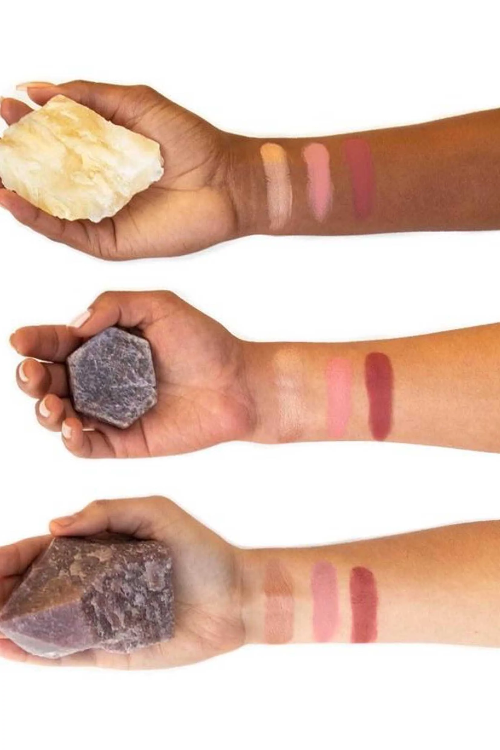 ĀTHR Beauty Co - Ruby Crystal Charged Cheek Palette - Image 3