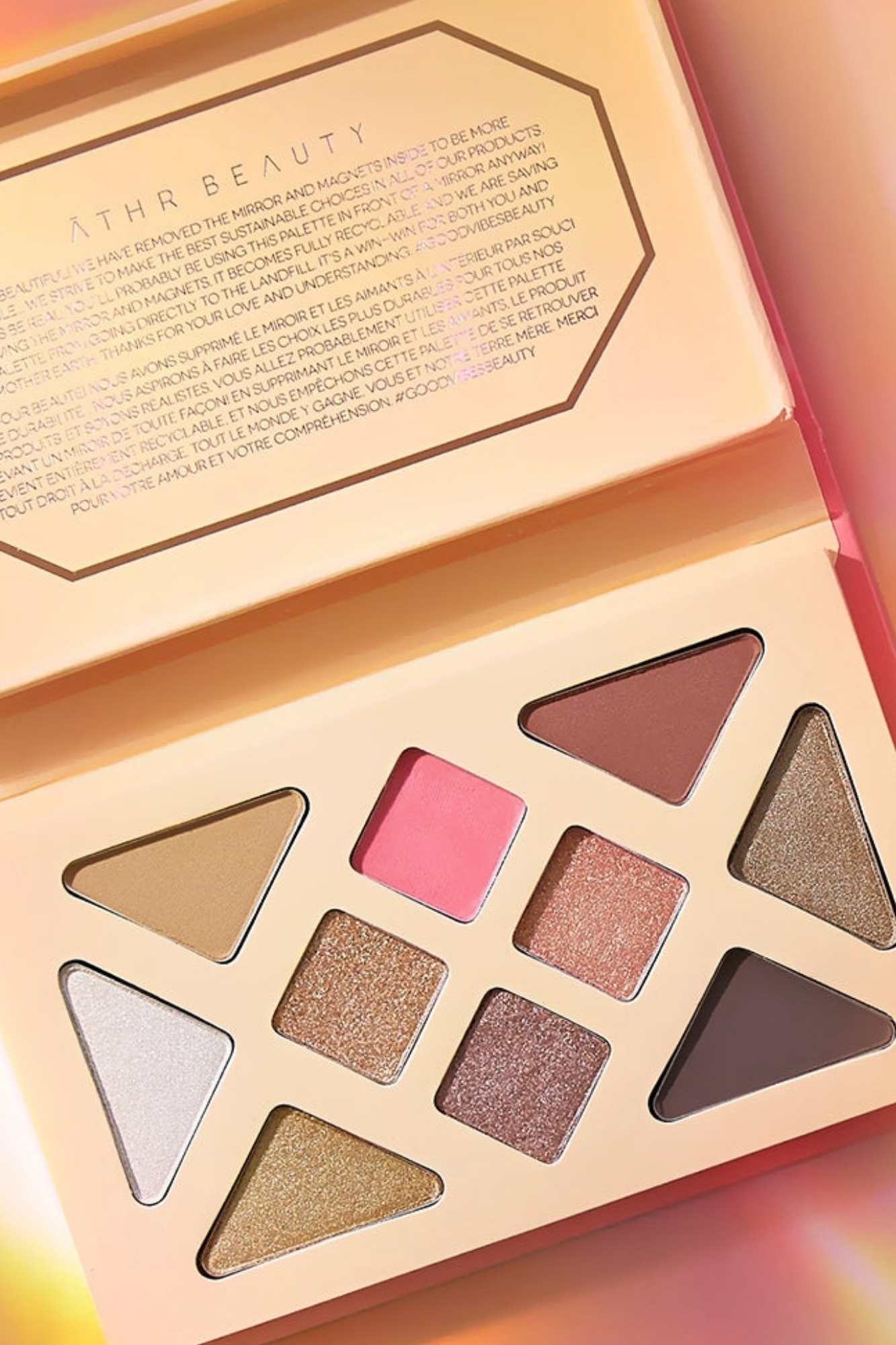 ĀTHR Beauty Co - Desert Sun Crystal Eyeshadow Palette - Image 5
