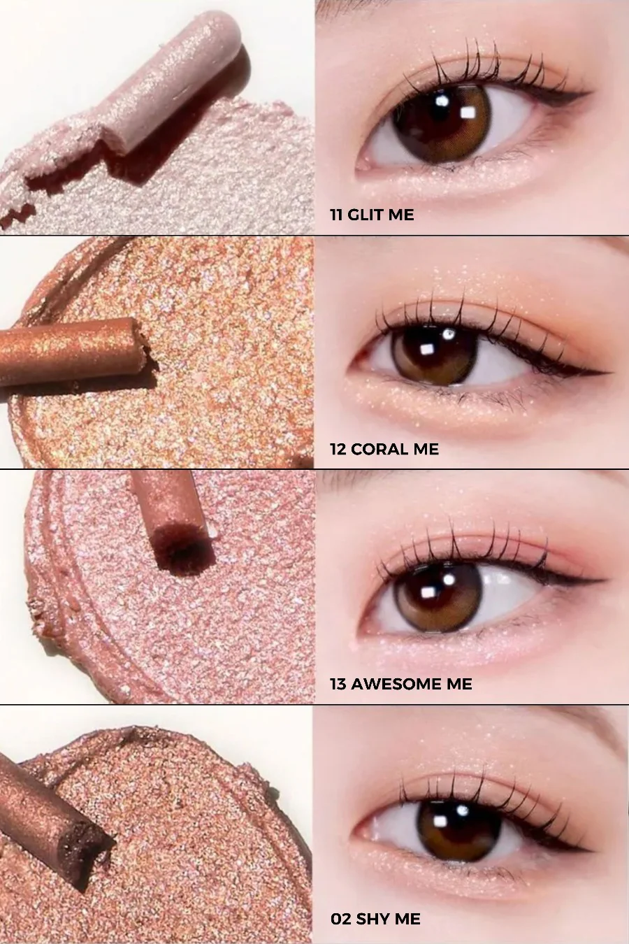 CLIO - Twinkle Pop Glittering Eye Stick (9 colours) - 1pc - Image 7
