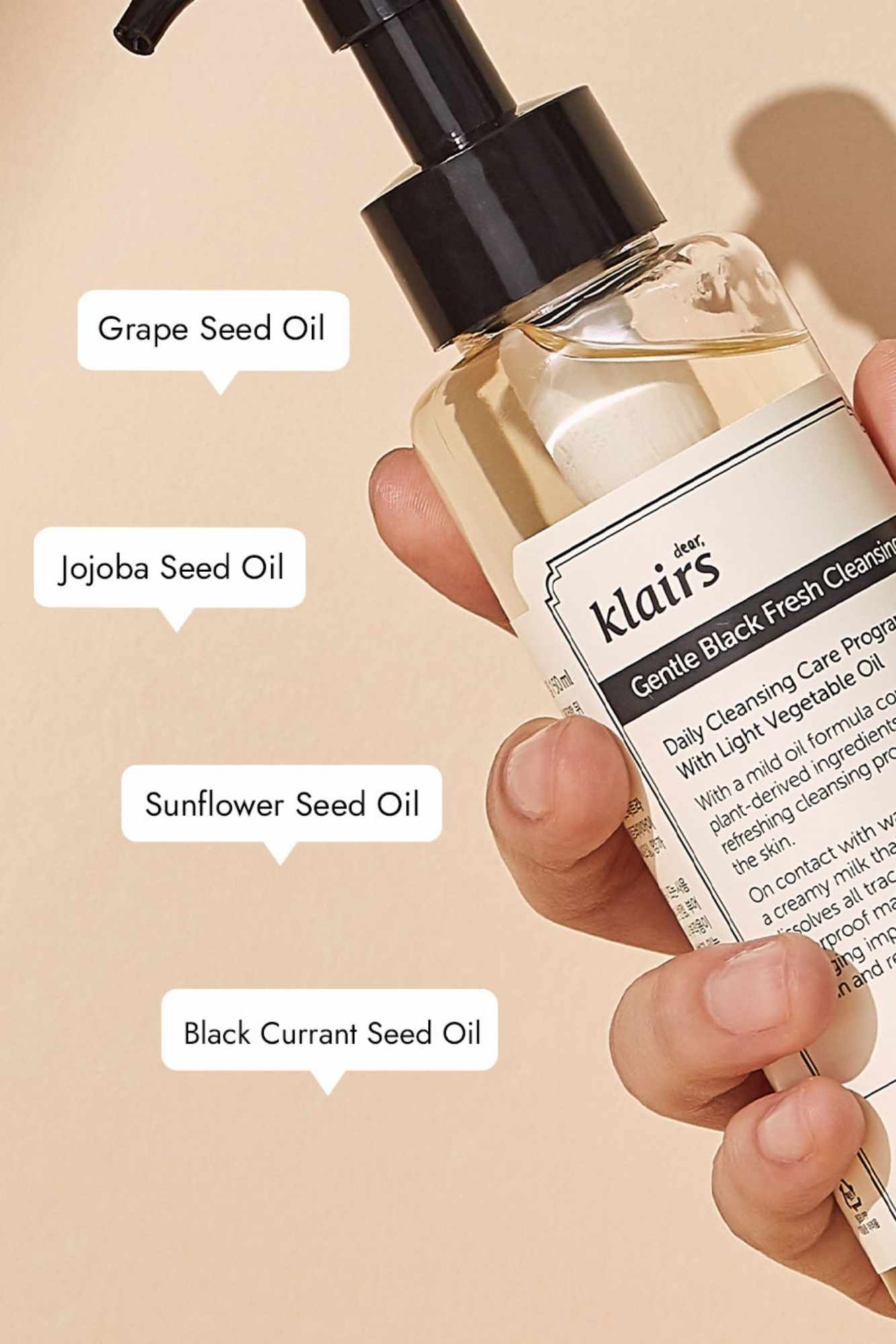 Dear, Klairs - Gentle Black Fresh Cleansing Oil - 150ml - Image 5
