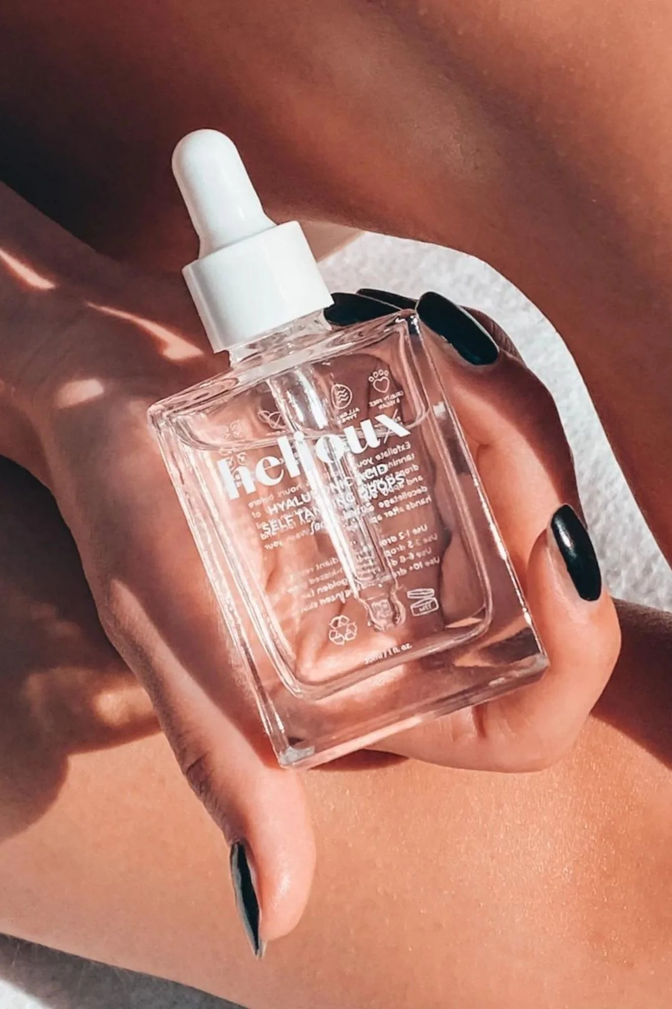 HELIOUX - Hyaluronic Acid Self Tanning Drops - 30ml - Image 4