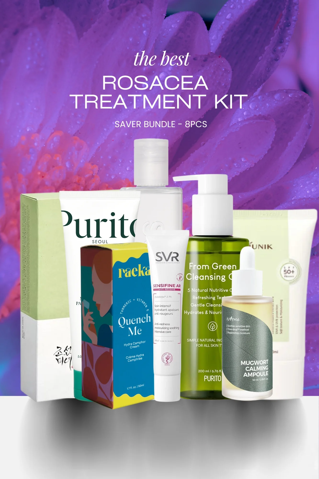 Rosacea Treatment Kit - Saver Bundle - 8pcs - Image 11